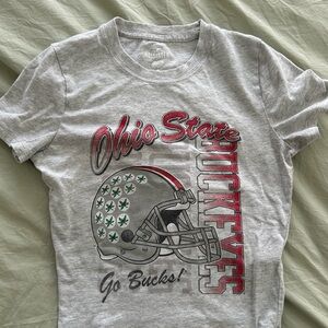 Grey Ohio State Buckeyes T-Shirt